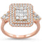 1.11ct 14kt Rose Gold Diamond Engagement Ring - 02SN30